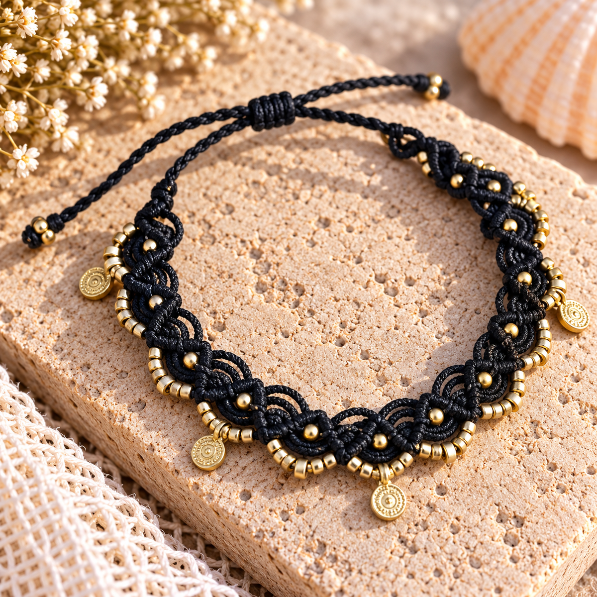 Black Anklet
