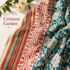 Crimson Garden Scarf