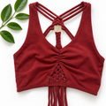 Criss Cross Tassel Top