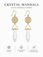 Crystal Mandala Earrings