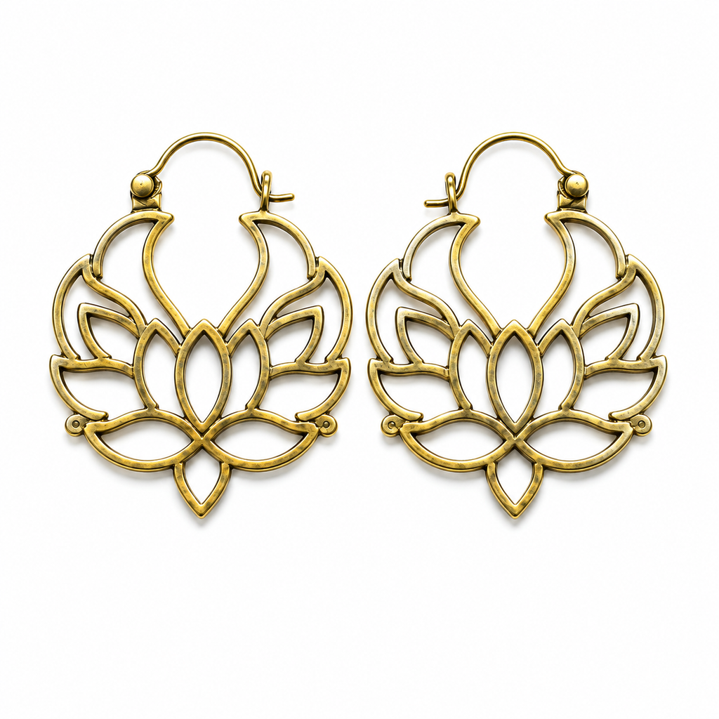 Sacred Lotus Earrings