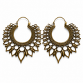 Golden Lotus Earrings