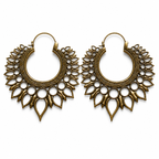 Golden Lotus Earrings