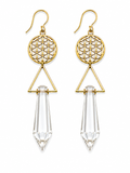 Crystal Mandala Earrings