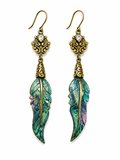 Ocean Feather Earrings