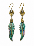 Ocean Feather Earrings