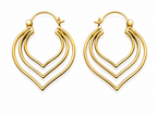 Three Hearts Earrings