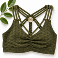 Earth Lattice Criss Cross Top