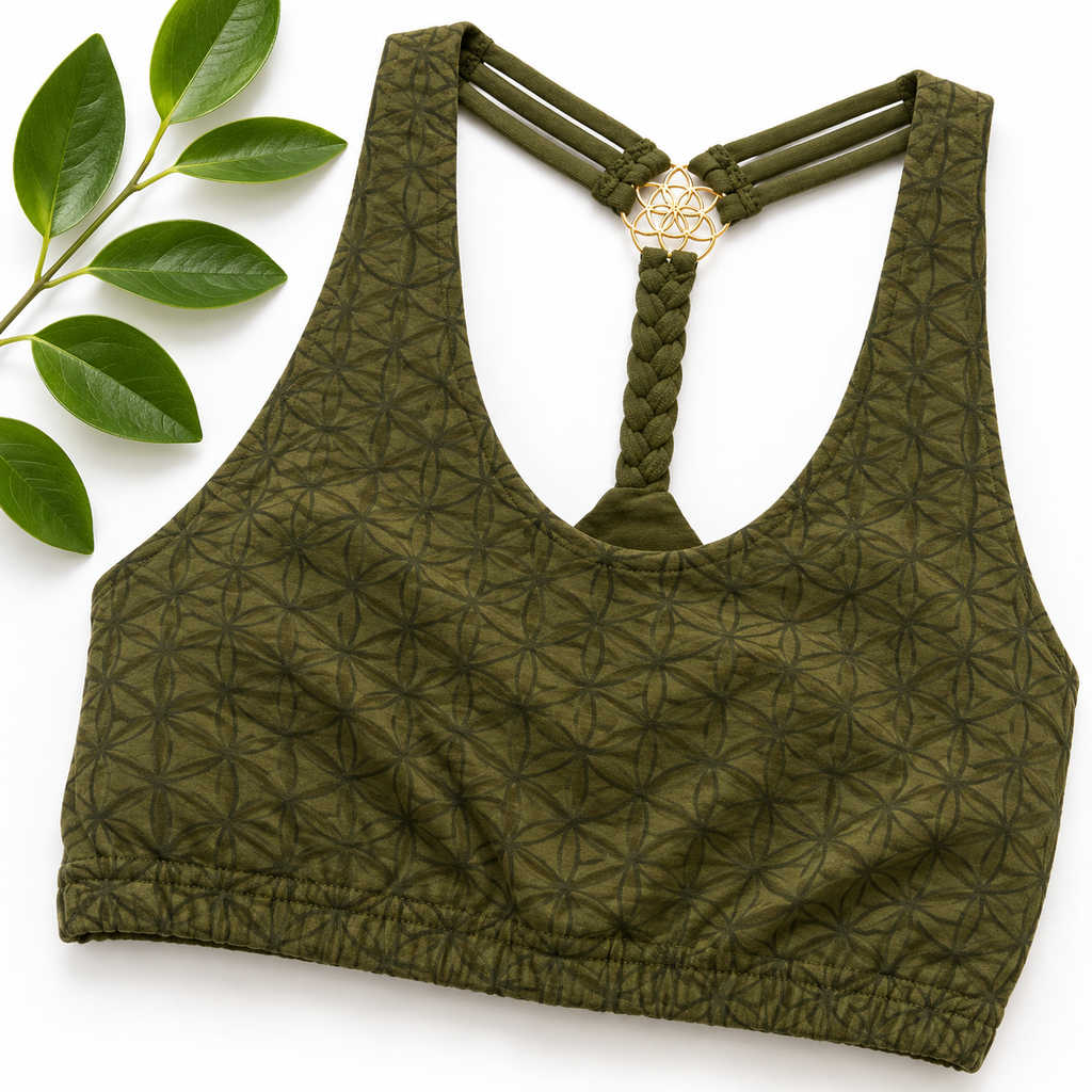 Earth Lattice Plait Top