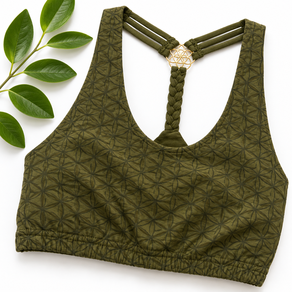 Earth Lattice Plait Top