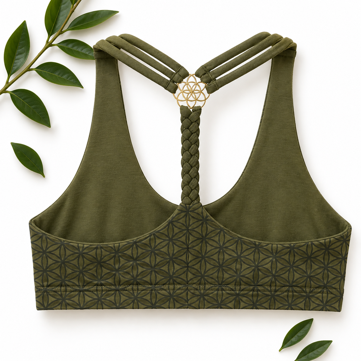 Earth Lattice Plait Top