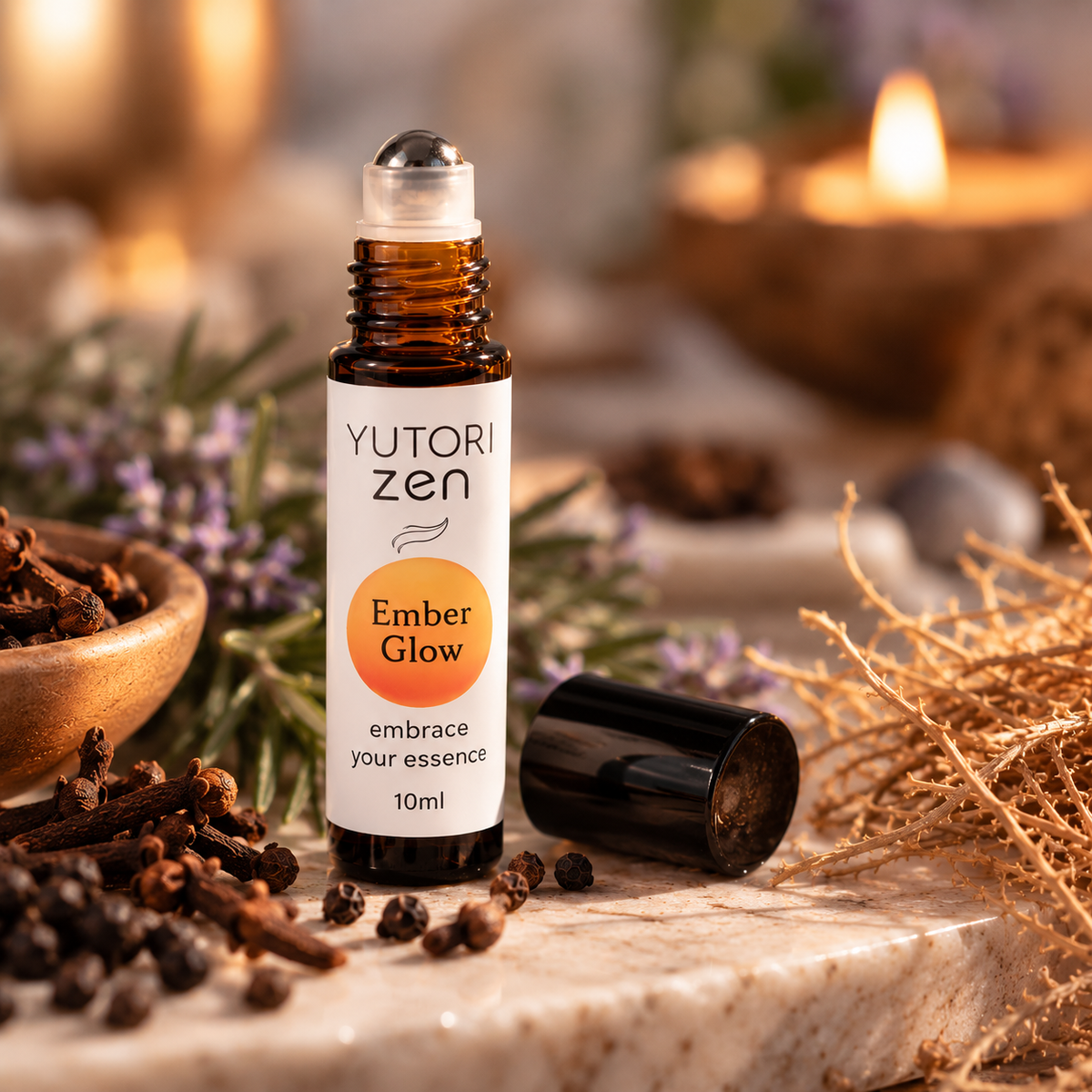 Ember Glow - Unisex Natural Essential Oil Blend