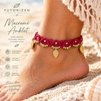 Fuchsia Anklet