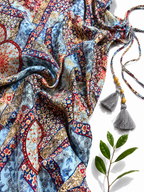 Glamour Paisley Silk Dress
