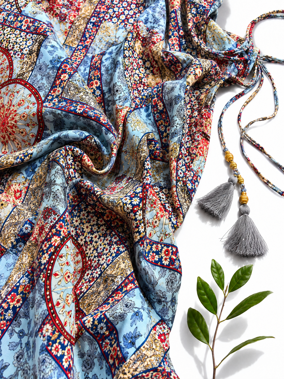 Glamour Paisley Silk Dress