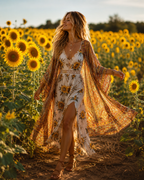 Golden Nomad Kimono