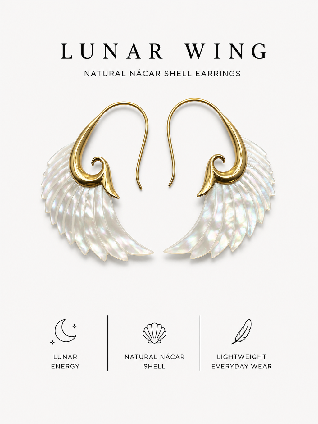 Lunar Wing Earrings