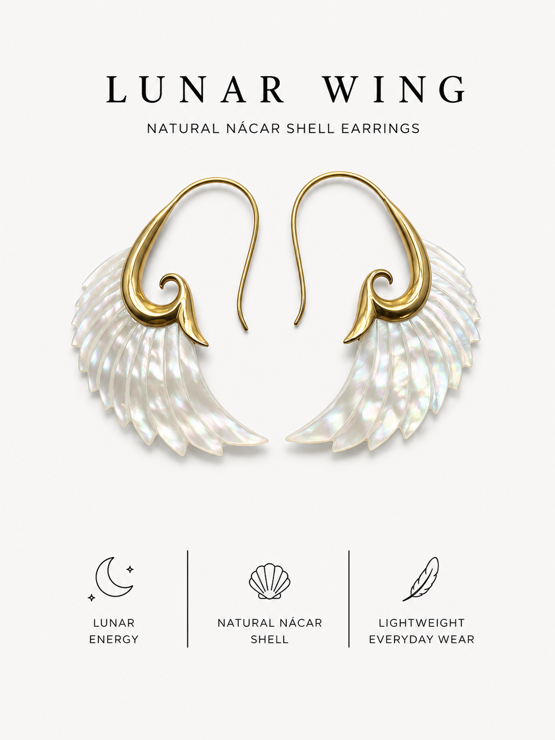 Lunar Wing Earrings
