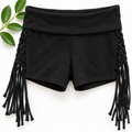 Midnight Tassel Shorts