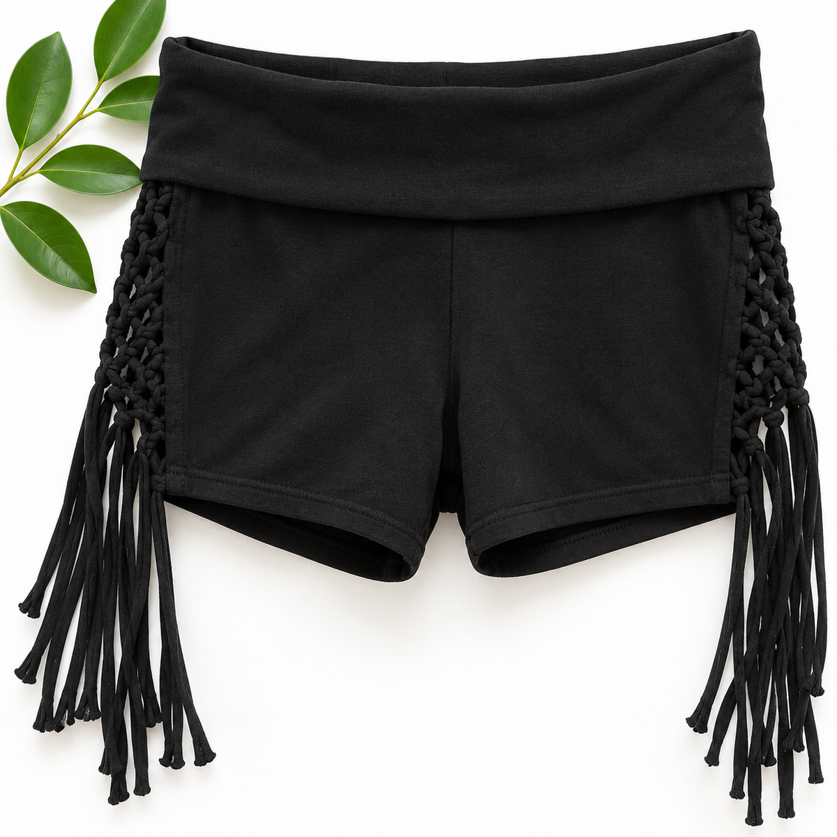 Midnight Tassel Shorts