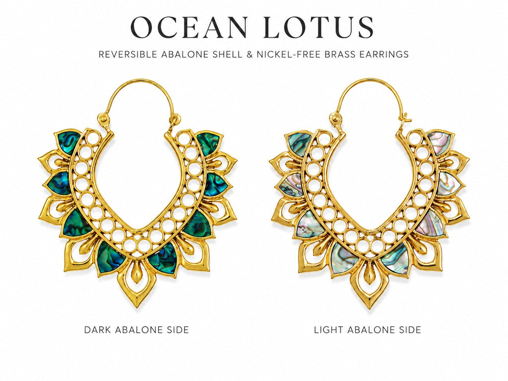 Ocean Lotus Earrings