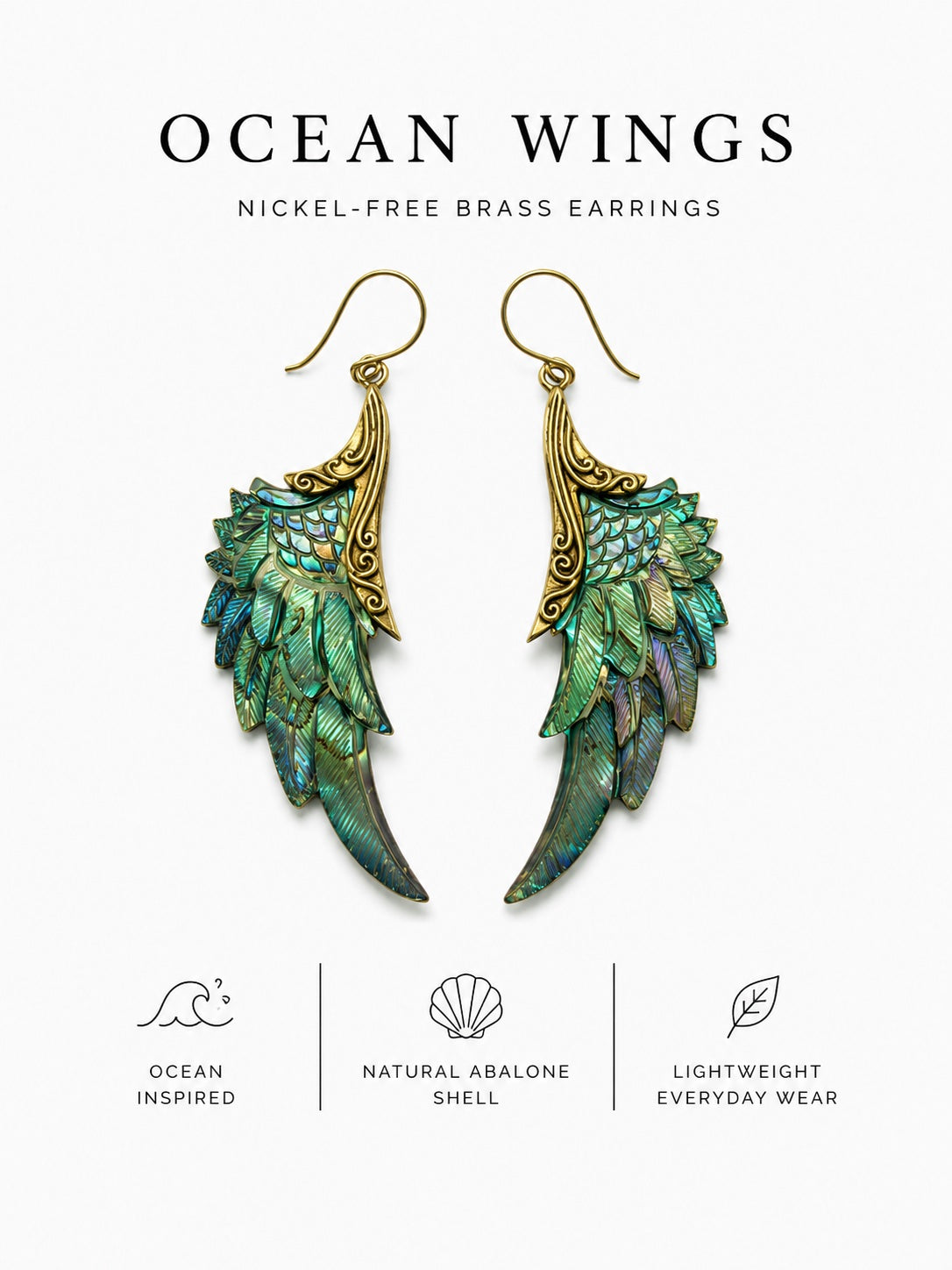 Ocean Wings Earrings