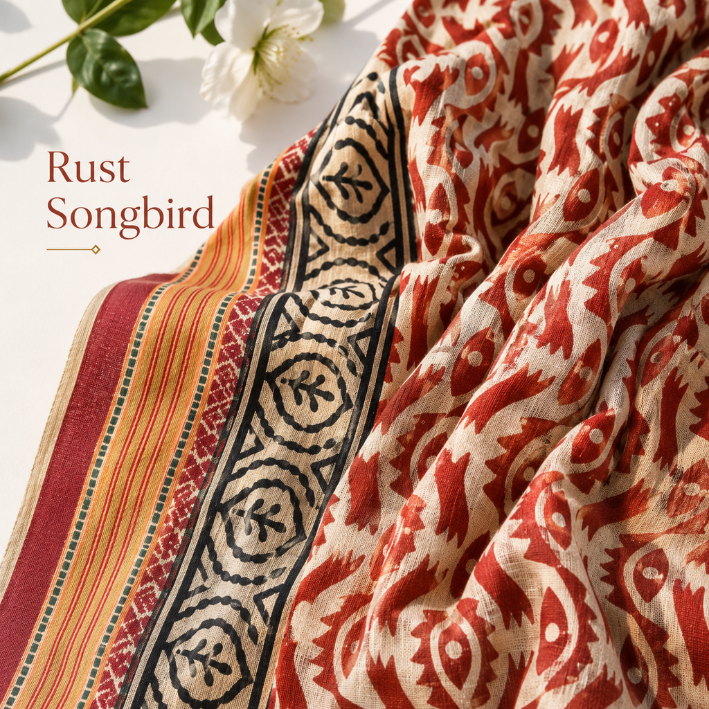 Rust Songbird Scarf