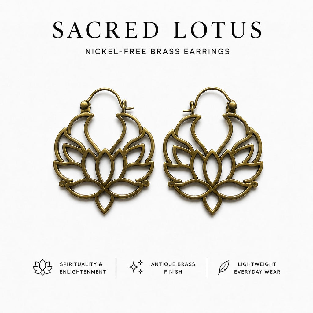 Sacred Lotus Earrings