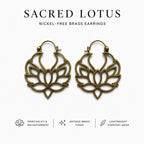 Sacred Lotus Earrings