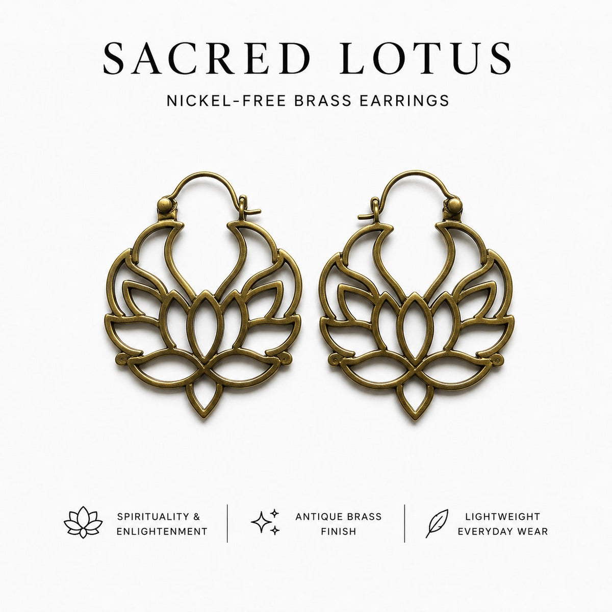 Sacred Lotus Earrings