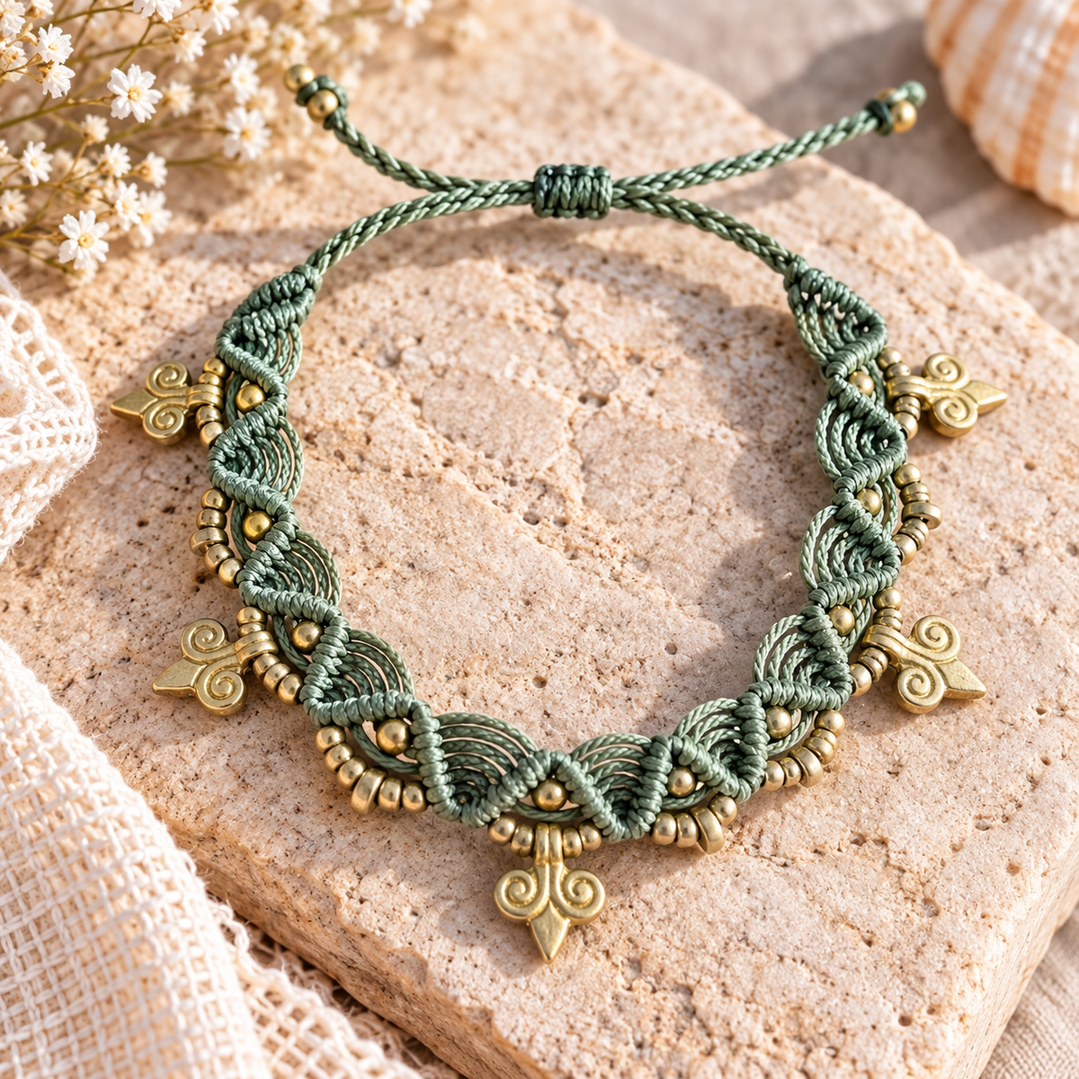 Sage Anklet