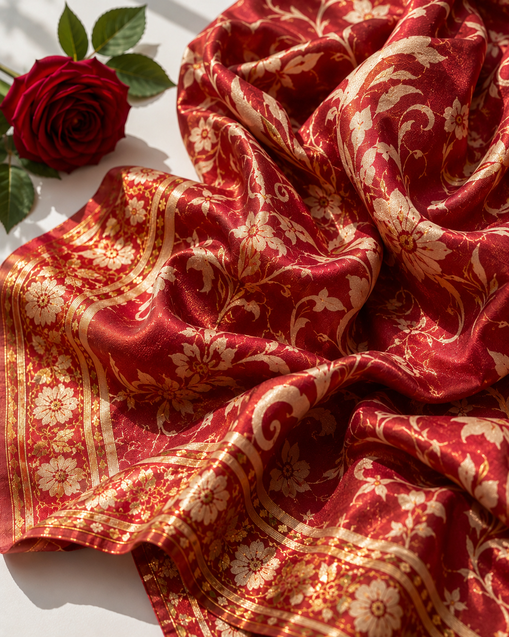 Scarlet Bloom Kimono