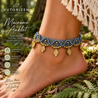 Slate Blue Anklet