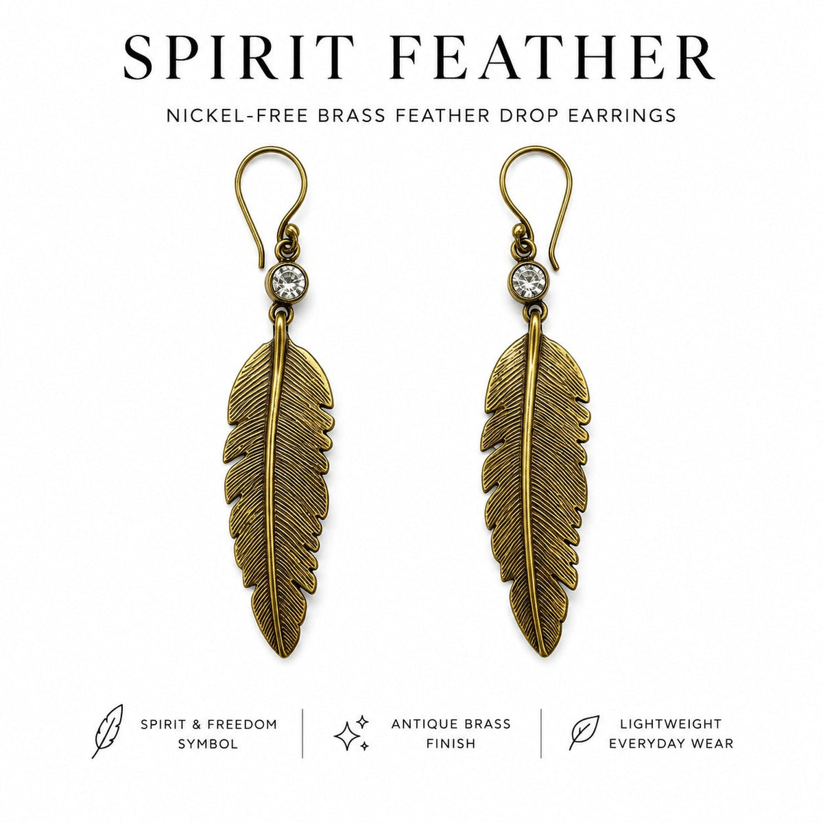 Spirit Feather Earrings