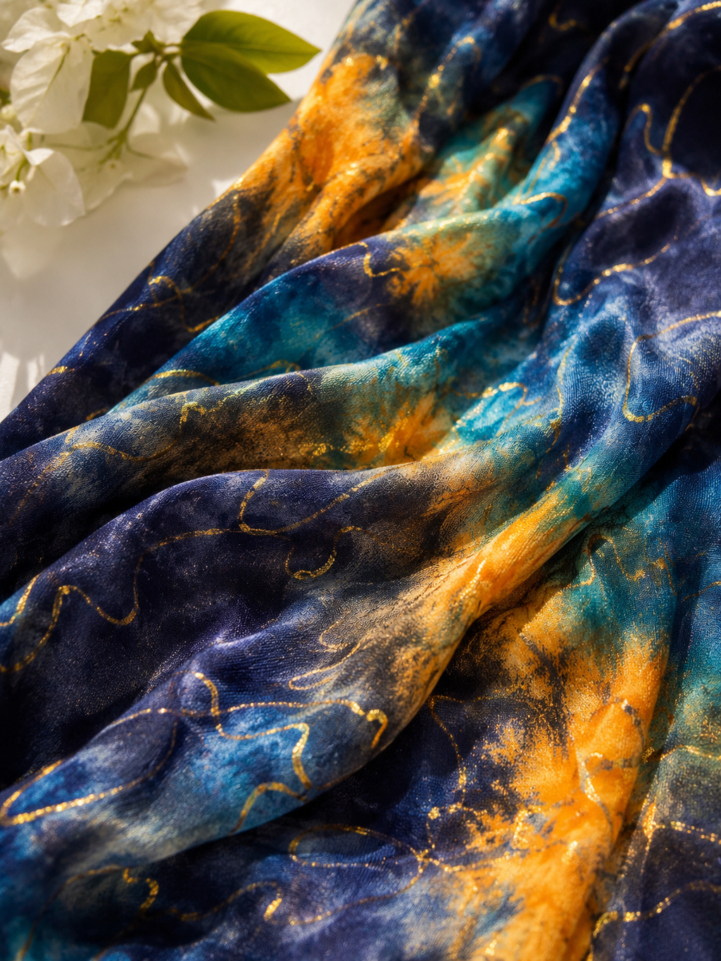Summer Glow Silk Dress