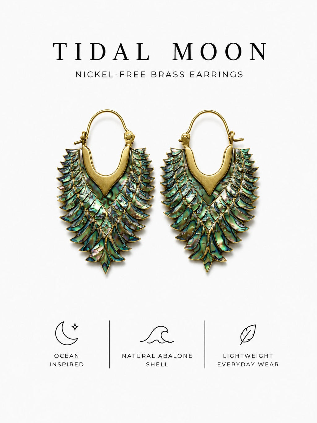 Tidal Moon Earrings