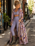 Lavender Butterfly Kimono