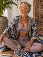 Ocean Mosaic Kimono