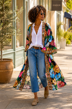 Tropical Flow Kimono