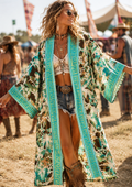 Turquoise Nomad Kimono