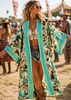 Turquoise Nomad Kimono