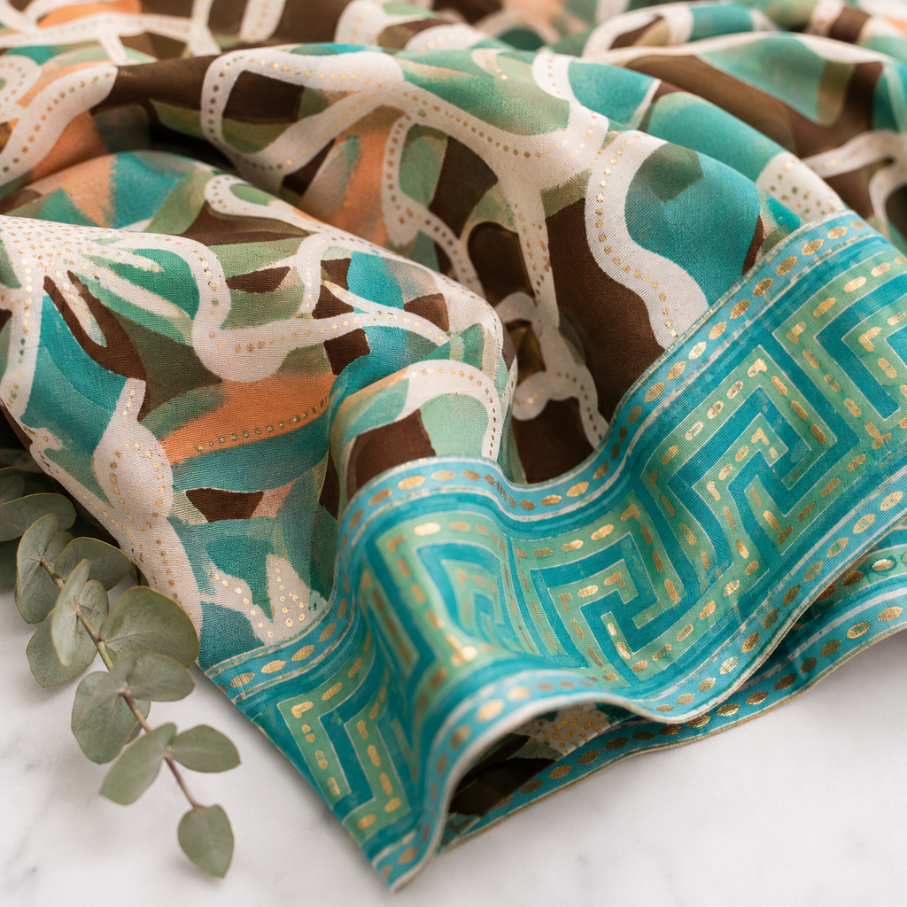 Turquoise Nomad Kimono