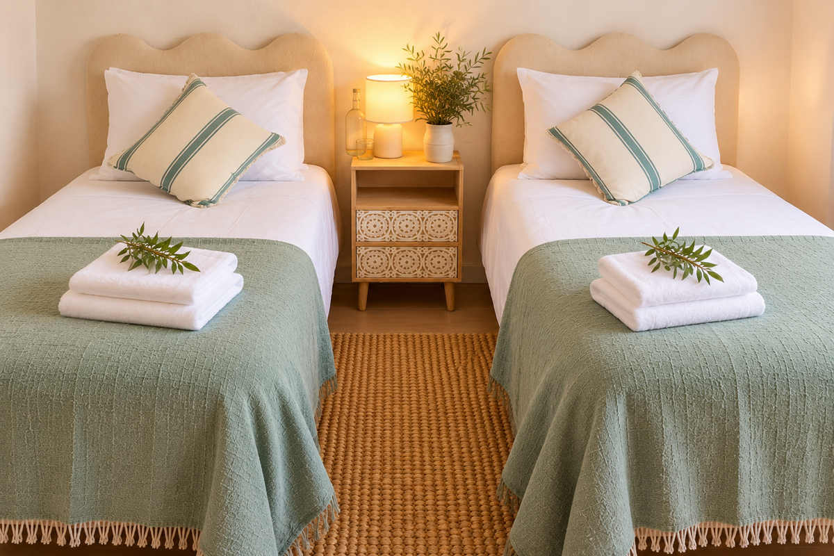 Siesta in Spain shared room initial deposit